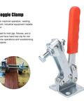 Heavy Duty Pro Grade Toggle Clamp 500kg Clamping Force, Horizontal One Hand Quick Release for Welding, Equipment Installation