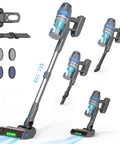 Cordless Vacuum Cleaner With 38KPa Suction And 450W Brushless Motor LED Display 55 Minutes Run Time Lightweight Stick