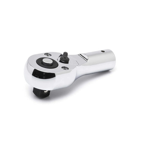 Three Quarter Inch Drive 24 Tooth Quick Release Replacement Ratchet Head For Sockets With Bright Chrome Finish And Easy Quick Release