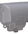 RaynGuard Extra Duty Built Tough Metal Weatherproof In-Use Outlet Cover for Outdoor 1-Gang Gray attached on wall