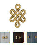 Gold Chinese Knot Cabinet Pull Handle With Single Hole Design For Wardrobes Cabinets And Dressers Easy Install Furniture Hardware