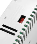 Industrial Grade 36V 350W 10A Power Supply For PLC Control And Security Monitoring Ready To Plug In With Overload Protection And Rock Solid Output With Rugged Build For Harsh Environments And Reliable Operation In Industrial Settings, metal housing with voltage switch