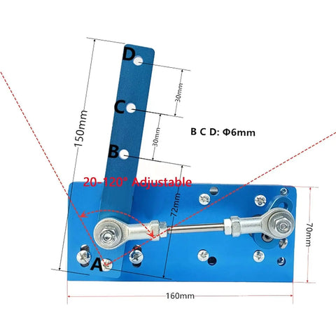 DIY Reciprocating Swing Motor For Makers And DIY Folks With Adjustable Swing From 20 To 120 Degrees 90 RPM Speed Regulator shown