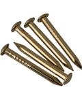 Antique Brass Furniture Miniature Nails Round Head Pack Of 100 In 8 To 12 mm Size Range With 12 By 1.5 mm And 15 By 3 mm For Wood Restoration And Diy Projects