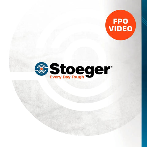 Placeholder video for Stoeger brand, every day tough slogan, target graphic design backdrop.