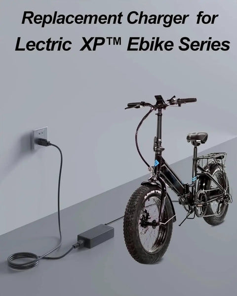54.6V 2A Electric Bike Charger For 48V Lithium Batteries Plug-And-Play Replacement Compatible With Lectric XP 3.0 2.0 Heybike Mars Mars 2.0 Race Max Sola Ecotric City Beach Evercross H5 H7 Ebikes