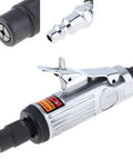 Top Shelf Quarter Inch Straight Shank Air Die Grinder Delivering A Badass 25000 Rpm Rush for precision grinding and polishing.
