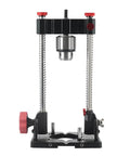 Heavy-Duty Portable Drill Guide With One Half Inch Keyed Chuck, 0 To 60 Degree Adjustable Angle, aluminum head, wobble-free