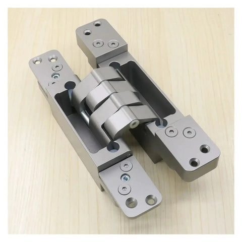 Aluminum Profile Concealed Door Hinge For Rebated Doors Hidden Invisible Hinge System With Ultra Low Profile Design Durable Aluminum