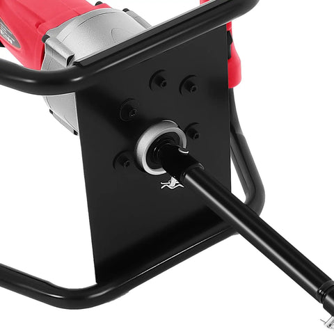 Close-up of 4 Inch Electric Post Hole Digger Auger Bit For Fence Posts And Planting Soils Heavy Duty Spiral Drill Attachment