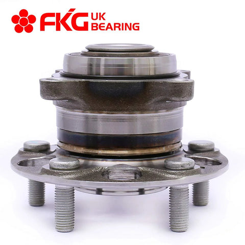 Front view of Rear Wheel Bearing Hub Assembly 5 Lug Replacement For Honda Accord 2008 2012 And Acura TSX 2009 2013