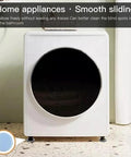 12 Pack Teflon Furniture Sliders Designed To Make Heavy Furniture Glide Like Butter Across Hardwood Tile And Laminate Flooring While Keeping Your Living Room Scratch Free During Weekend Moves on a washing machine.