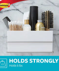 Wall And Cabinet Organizer With Water Resistant Strips For Clutter Free Bathroom No Tools Needed Easy Open Packaging