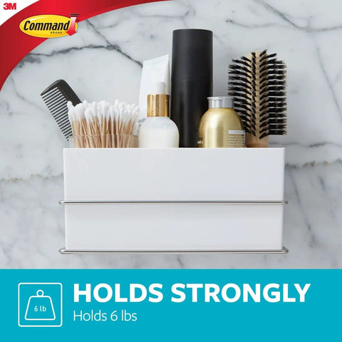 Wall And Cabinet Organizer With Water Resistant Strips For Clutter Free Bathroom No Tools Needed Easy Open Packaging
