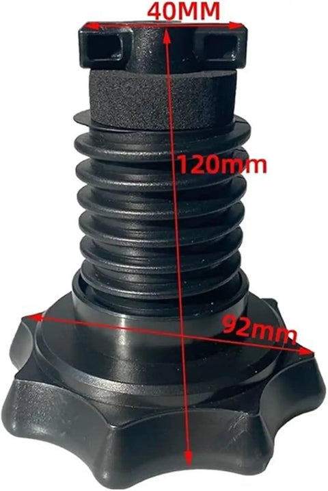 VW Spare Tire Hold Down Bolt And Nut Kit For Golf 5 6 GTI Passat B7 Jetta featuring black bolt with dimensions 40mm x 120mm x 92mm