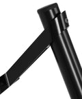 Universal Van Ladder 51 Inch Beefy Heavy Duty Aluminum Hook Over Ladder Rack For Ford E Series Chevy GMC Full Size Vans 1997 2024 Supports 300 Lb Capacity Rust Resistant And Easy Install black aluminum rack close-up