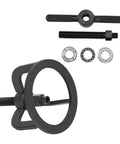 Clutch Spring Compressor Solid Steel Tool For Motorcycle Repair Replaces HD 38515A Removing And Installing Clutch Pressure Springs Direct OEM Replacement Motorcycle Repair Kit, black steel parts shown