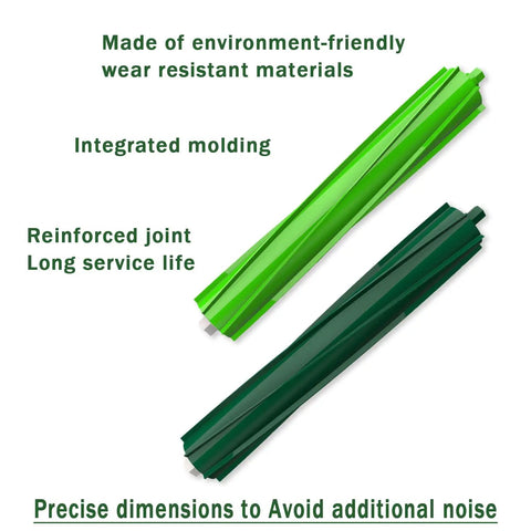 Must Have Replacement Parts Kit For Roomba I Series And J Series Not For Combo Models with dual green rubber brushes.