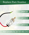 Carburetor Fuel Solenoid Kit Replacement For CV17-25 CV620-740 Engine With Part Numbers 2475722-S 2404120-S 2475515 view