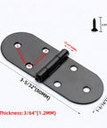 3-5/32 X 1-3/16 Inch Folding Flip Top Hinges 10 Pack Concealed 180 Degree Drop Leaf Hinge with screws for small tables
