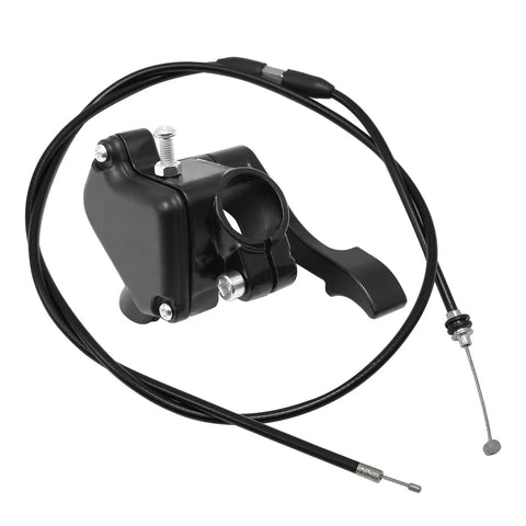 Seven Eighths Inch Thumb Throttle Cable For 22mm Handlebar, 46.5 Inch Long Wire With About 2.93 Inch Metal Section, Easy Install