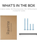 18 Pack 10 Inch Square Cabinet Handles Matte Black Pulls For Kitchen Cabinets And Drawers box and mounting hardware