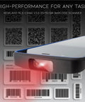 All Purpose Wireless Android Barcode Scanner With 2D 1D And QR Reader, Play Store Access, 5.7 Inch Vivid Screen, WiFi GPS And Camera, Great For Inventory Scanning Build Your Own Bundle, scanning barcodes