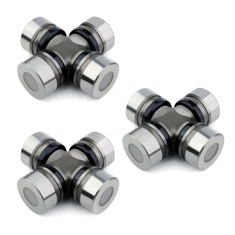 3 Pack Front And Rear Prop Shaft U Joint Kit For RZR 900 1000 Series Including XP 900 XP4 900 S 1000 XP 1000 XP4 1000 General 1000 Ranger 1000 Diesel Crew 2015 2018 Replaces 3235616 3235500 3260104 2202015 2203703, three metal joints