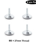 Heavy Duty M8 Threaded Furniture Levelers Set Of 4 Adjustable Glides For Chairs Desks And Cabinets Built To Last Wobble Free Stable