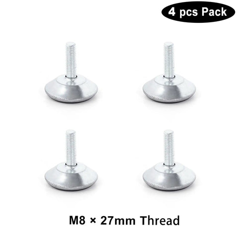 Heavy Duty M8 Threaded Furniture Levelers Set Of 4 Adjustable Glides For Chairs Desks And Cabinets Built To Last Wobble Free Stable
