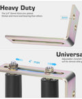 Heavy Duty Sliding Gate Roller Kit With 6 Inch Nylon Rollers Adjustable L Bracket and Support Hardware detail view