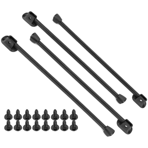 Heavy Duty Metal Table Legs For Dining Tables And Desks 4 Pack Folding Anti Scratch Rustproof Support Space Saving Design