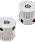 Built Tough GT2 Timing Pulleys With Precision Cut Teeth And Solid Aluminum Housing, 20 Tooth, for CNC motion systems