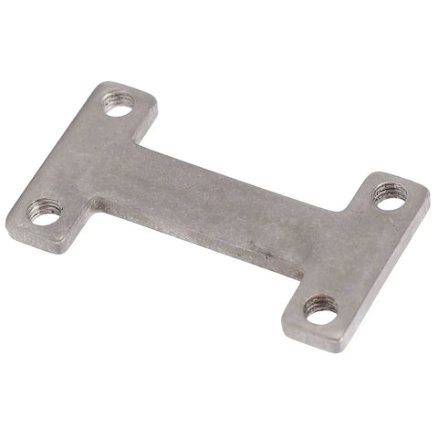 Stainless Steel I Shape Screw Plate For Robotic Clamping M4 Channel Connector, 39 x 22 x 3 mm, heavy duty rust proof hardware.