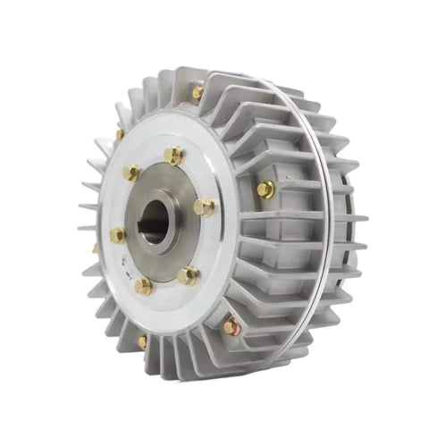 Heavy Duty 5Kg 50Nm Hollow Shaft Magnetic Powder Brake With Housing Rotation Bore Type 24V, Compact Design