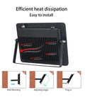 JUDYSSY Led Floodlight Ip68 Waterproof 220 10W 20W 30W 50W 100W Outdoor Garden Projector showcasing efficient heat dissipation features.
