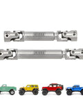 D Shaped Hole Stainless Steel Drive Shaft for SCX24 JLU C10 Bronco RC Car with axles and colorful realistic scale rigs