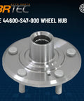 Pair Front Wheel Hub Assembly 44600-S47-000 For Honda CR-V 1997-2001 And Prelude 1997-2001 front view showing hub details