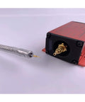 Industrial Eddy Current Displacement Sensor Transmitter And Probe With RS485 Output ML33 Ready Stainless Steel shown in close-up