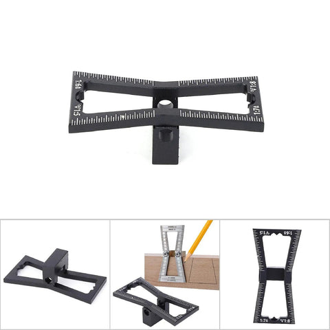 Premium Aluminum Dovetail Marker Jig Delivers Knockout Precision For Hardwood Softwood And Cork Diy Wood Joinery Scribing Gauge
