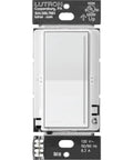 Sleek White Companion Dimmer Switch Designed For No Sweat Multi Location Wiring And Flawless Pairing With Sunnata Pro LED Plus Controllers Chill Smooth Dimming Easy Retrofit Fix front view