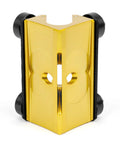 Inside Corner Applicator GoldCor Dual-Purpose High Output 2 Way 4 Wheel Tool For Taping And Finishing Coats, front view.