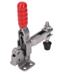 Beefy Stainless Steel Toggle Clamp With Opening Design And Plastic Grip 227 Kg Clamping Force Built For Mechanical Equipment Welding.