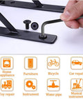 Using 30 Piece Hex Key Set With Short And Long Arm SAE And Metric Allen Wrenches for furniture assembly