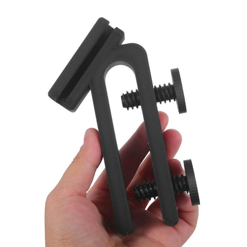 Fish Tank Water Hose Clip Holder For Aquarium Hose Clamp Made Of ABS Plastic Sturdy And Wear Resistant shown in hand for size