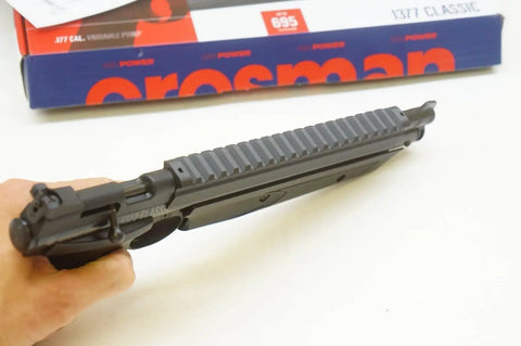 Scope Rail Mount Adapter for Crosman 1377 1322 20mm Top Rail Weaver Picatinny 8.25 Inch Long with 21 Slot Wraparound Mount