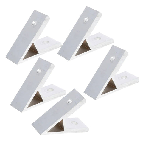 5 piece aluminum profile corner brackets connectors for 3030 series T-slot extrusion, sturdy and durable for CNC routing.