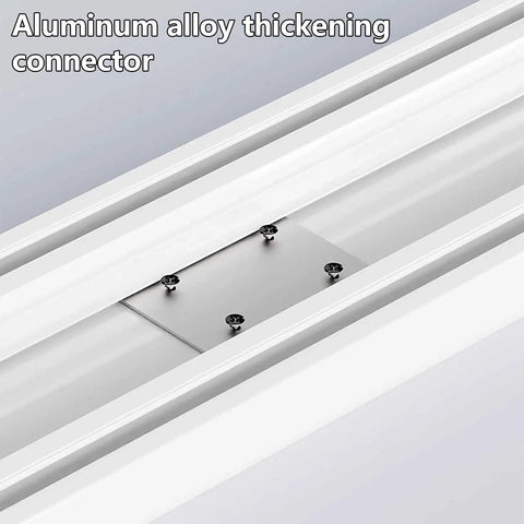 No-Fuss Heavy Duty Double Row Curtain Track For Ceiling Mount Quiet Drop Ceiling System Easy Install Room Divider For Living Room Bedroom Hospital White 3.6m 11.8ft aluminum alloy connector plate