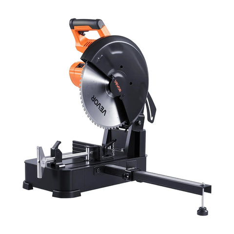 Beefy 14 Inch Metal Chop Saw With 3500W Brushless Motor And Adjustable 750 To 1200 RPM for fast stainless steel cold cuts.