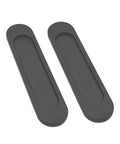 Self Adhesive Pull Handles 2 Pack Stick On Black For Kitchen Cabinets Drawers Windows And Closets Push Pull Helper With Easy Install No Drill Removable Durable Grip, two handles